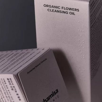 Óleo de limpeza de flores orgânicas