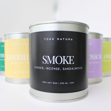 Soy wax scented candle