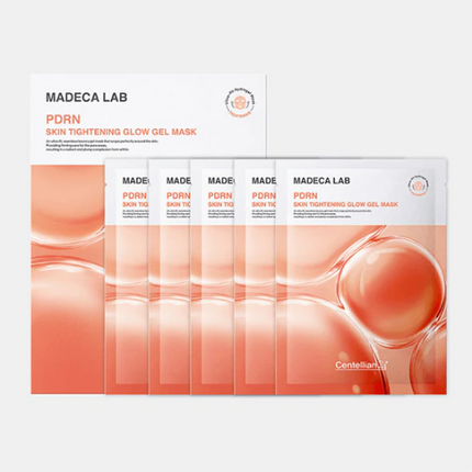 PDRN Skin Tightening Glow Gel Mask (5 uds)