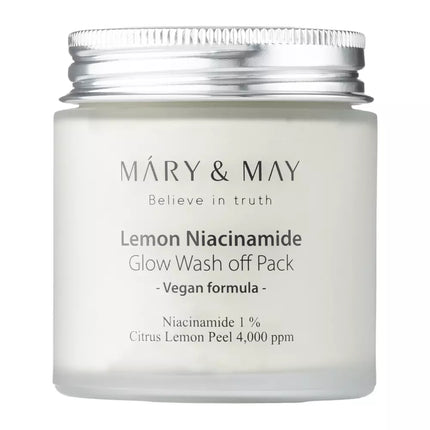 Lemon Niacinamide Glow Wash off Pack - Clay Brightening Mask