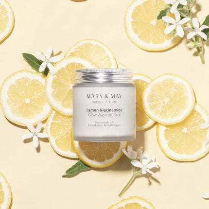 Lemon Niacinamide Glow Wash off Pack - Clay Brightening Mask