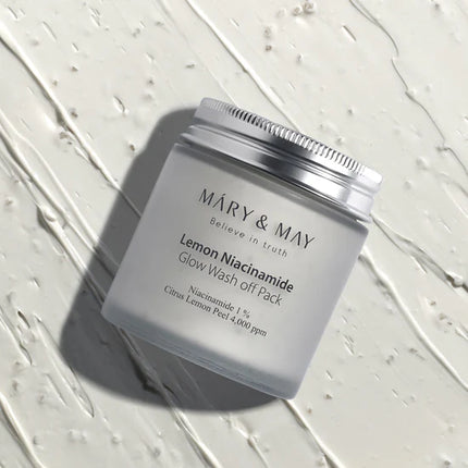 Lemon Niacinamide Glow Wash off Pack - Clay Brightening Mask