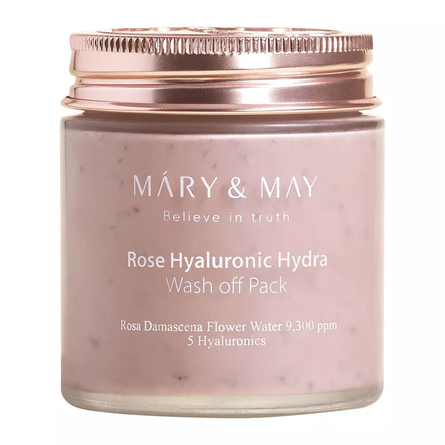 Rose Hyaluronic Hydra Wash off Pack - Moisturizing Mask with Clay