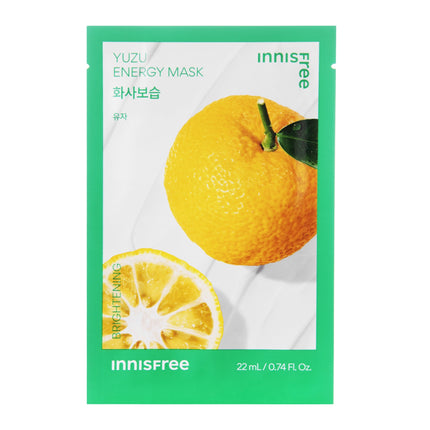 Squeeze Energy Mask - Yuzu - Brightening - Máscara em folha iluminadora