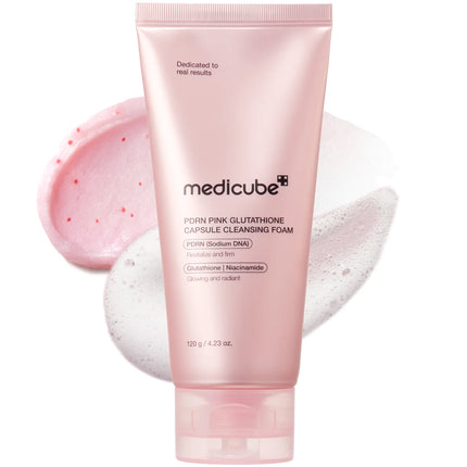 PDRN  Pink Glutathione Capsule Cleansing Foam