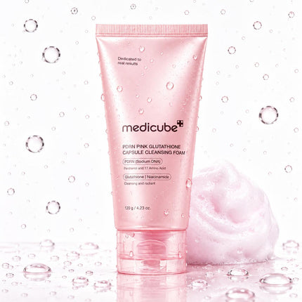 PDRN  Pink Glutathione Capsule Cleansing Foam