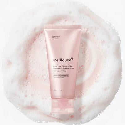 PDRN  Pink Glutathione Capsule Cleansing Foam