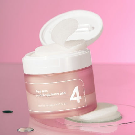 Nº4 Pore Zero Peeled Egg Toner Pad