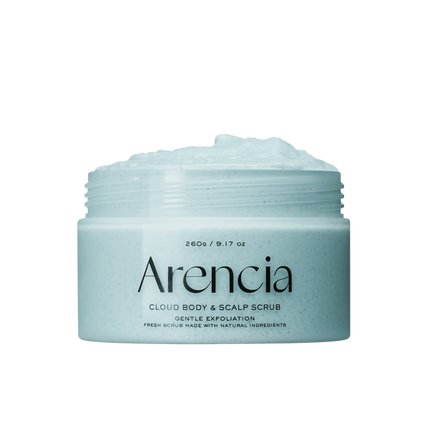 Esfoliante Corporal e Couro Cabeludo Fresh Cloud com Hortelã Francesa e Lírio