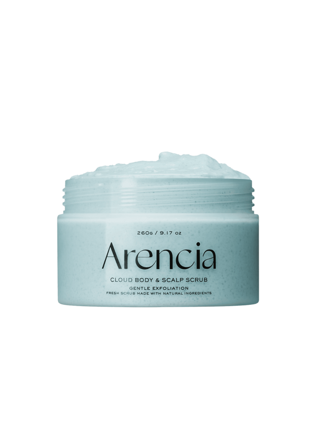 Esfoliante Corporal e Couro Cabeludo Fresh Cloud com Hortelã Francesa e Lírio