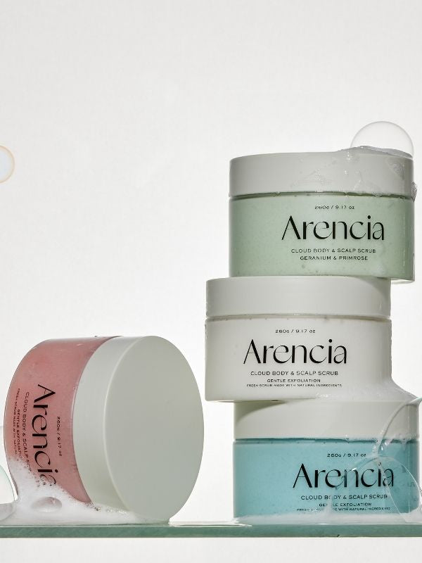 Esfoliante Corporal e Couro Cabeludo Fresh Cloud com Hortelã Francesa e Lírio