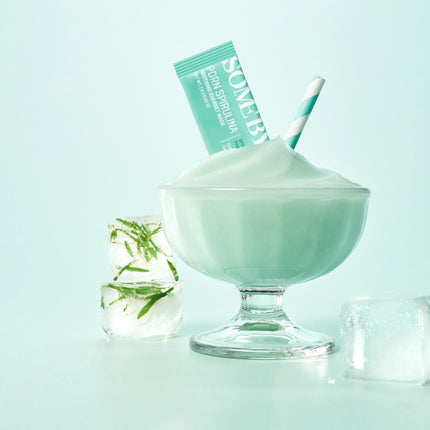 Máscara de gelado calmante Spirulina PDRN