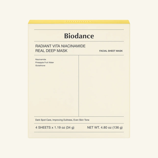 Radiant Vita Niacinamide Real Deep Mask