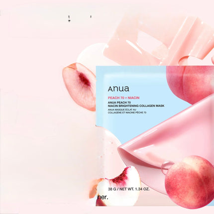 Peach 70 Niacin Brightening Collagen Mask