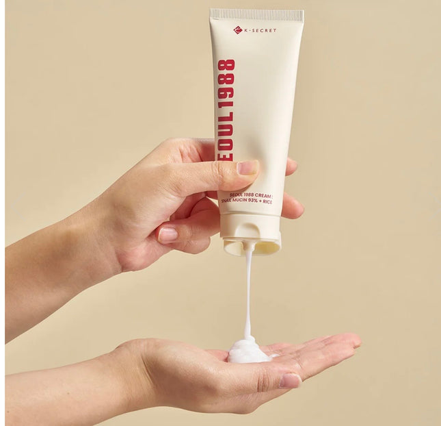 Cream: Snail Mucin 93% + Rice