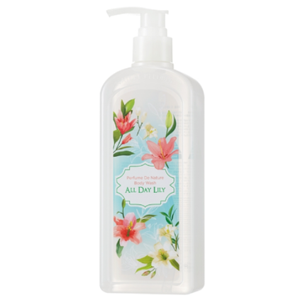 Perfume de Nature Body Oil Wash Allday Lily 345ml