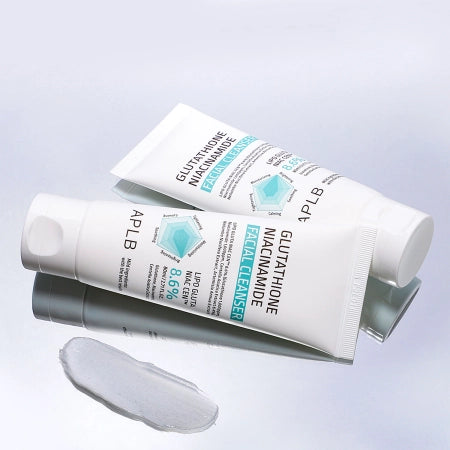 Limpador facial de glutationa e niacinamida