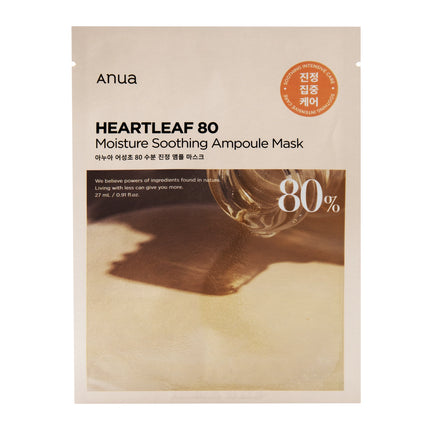 Heartleaf 80 Moisture Soothing Ampoule Mask