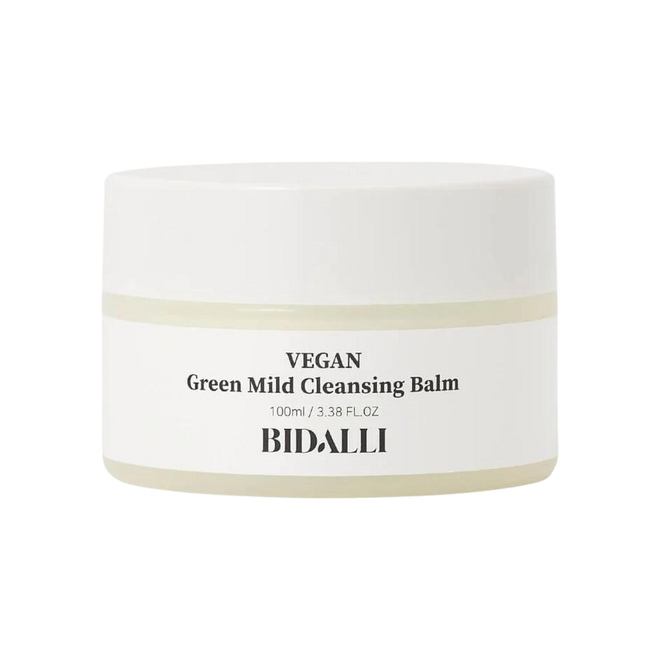 Bálsamo de limpeza suave verde vegano