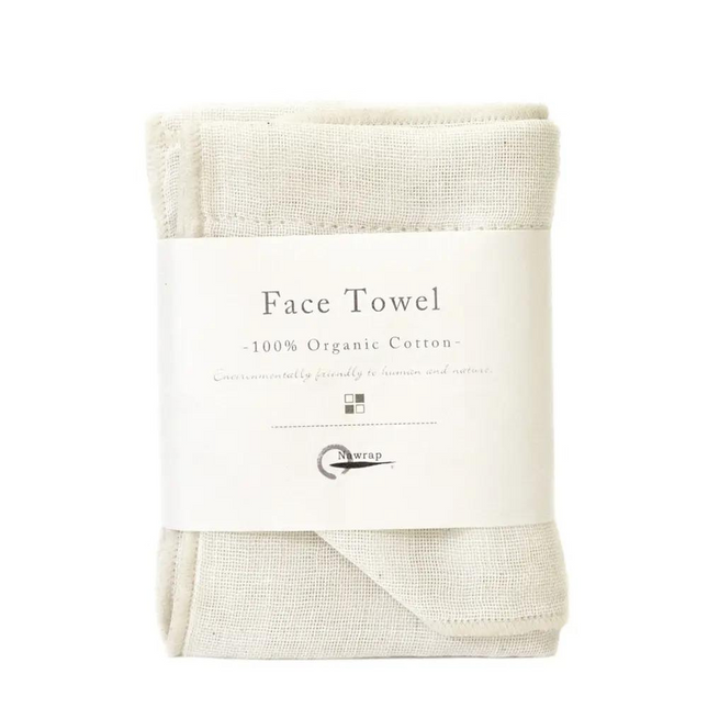 Organic face towel