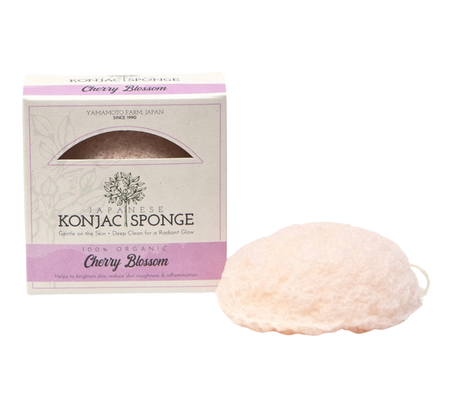 Esponja Konjac Orgânica com Sakura